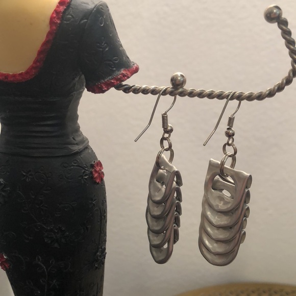 COKE tab earrings from Atlanta,Georgia Coke tasting facility. - Picture 2 of 3